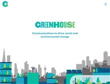 Tablet Screenshot of greenhousepr.co.uk